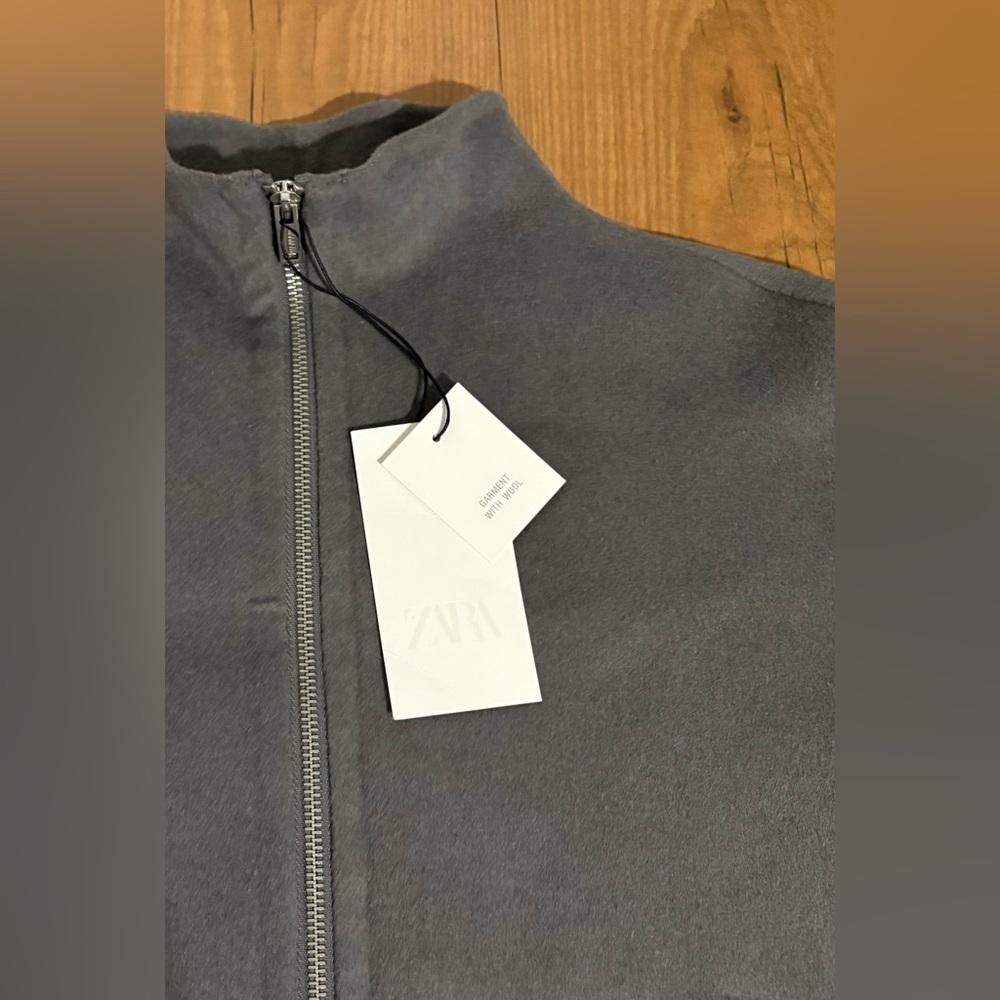 ZARA WOOL BLEND JACKET
ZW COLLECTION
Color: GRAY MARL * Size: L - Picture 9 of 11